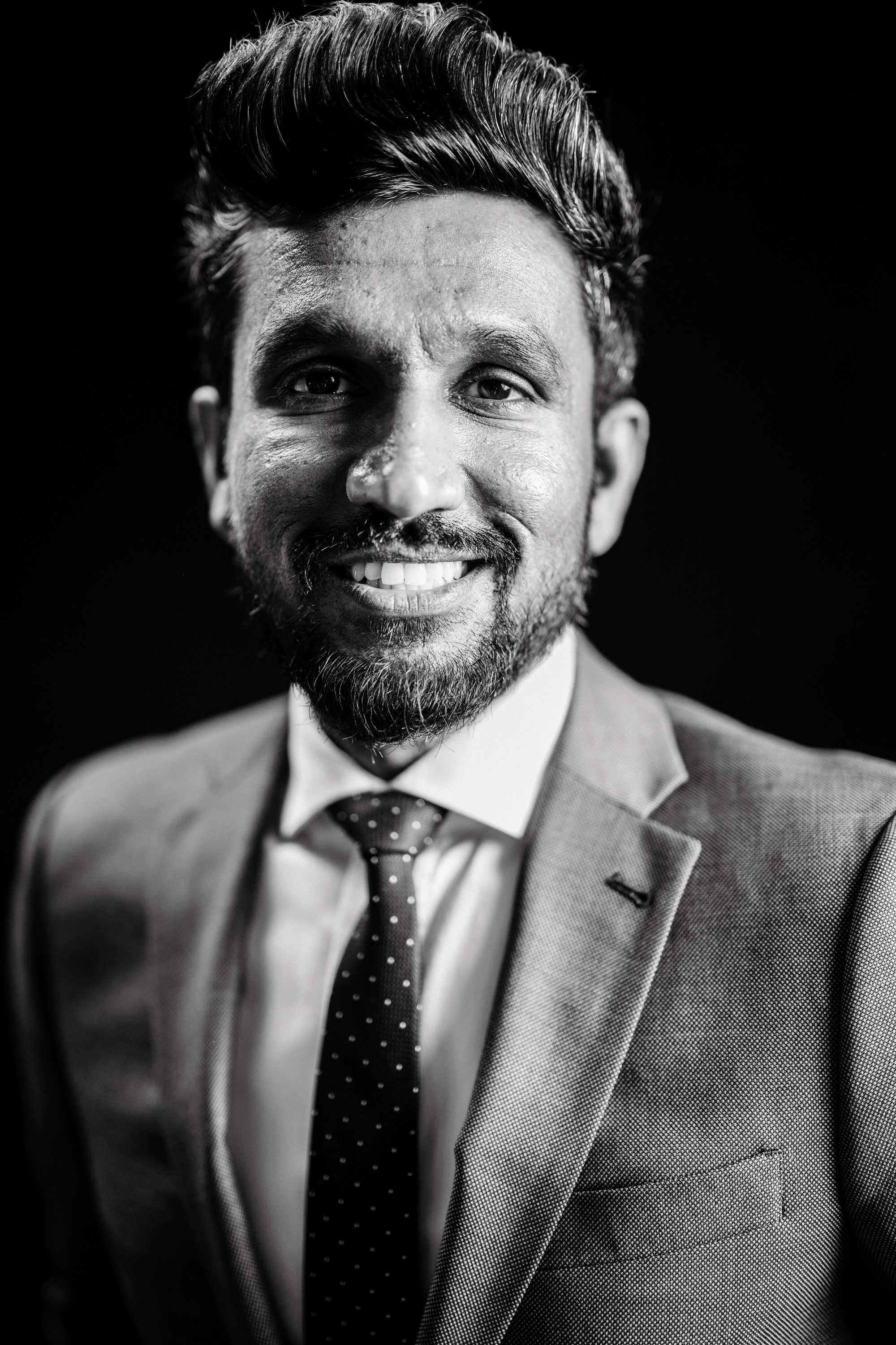 Corporate event portrait